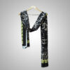 Luxe Black Calligraphy Digital Printed Dupatta