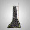 Luxe Black Calligraphy Digital Printed Dupatta - Image 2