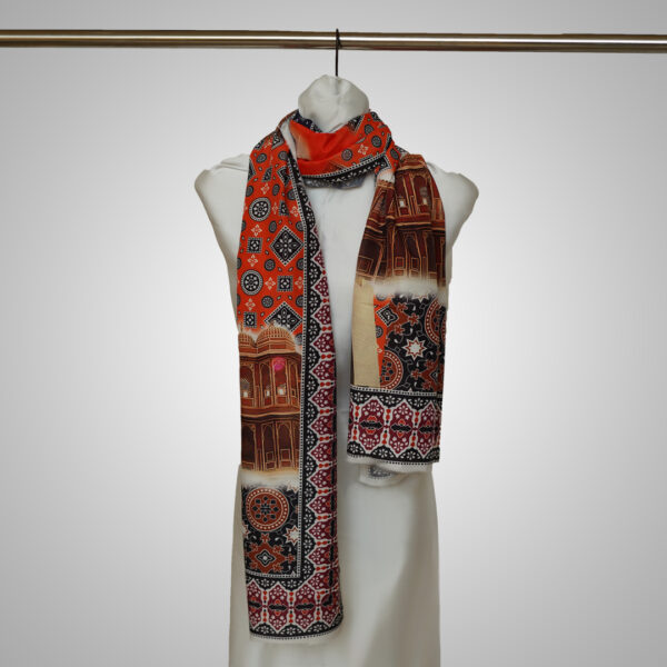 Sindhi Cultural Digital Printed Dupatta - Image 3