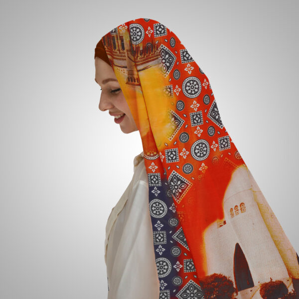 Sindhi Cultural Digital Printed Dupatta - Image 4