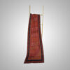Rust Red Poetry Calligraphy Digital Printed Stole - Image 2