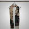 Elegant Calligraphy Digital Printed Stole