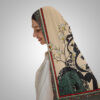 Elegant Calligraphy Digital Printed Stole - Image 3