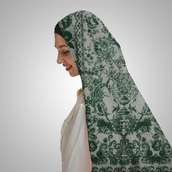 Khaadi Printed Silk Dupatta - Image 4