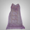 Purple Organza Dupatta with Hand Printing - Image 4