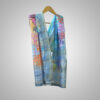 Ocean Bloom Multicolor Artistic Dupatta