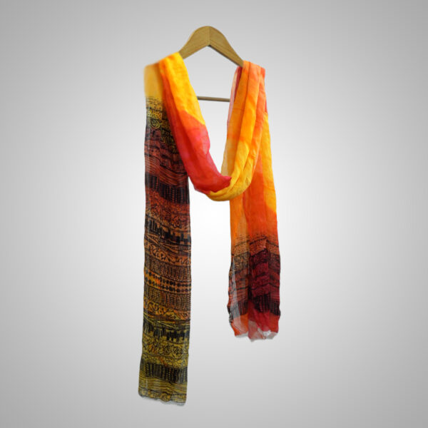 Vibrant Sunset Hues Dupatta