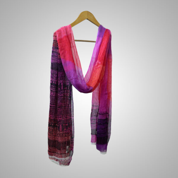 Magenta, Red & Purple with Black Border
