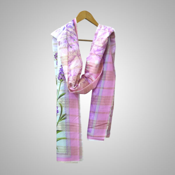 Gulnaar – Lavender Bloom Dupatta